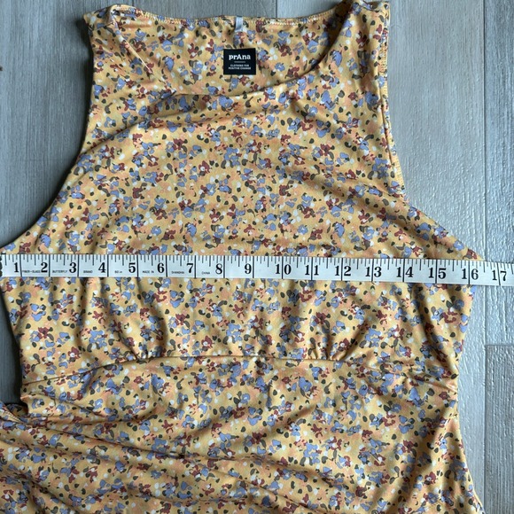 Prana Emerald‎ Lake Dress Womens XS Birch Petals Floral Gorpcore Outdoor Sporty - Picture 6 of 9